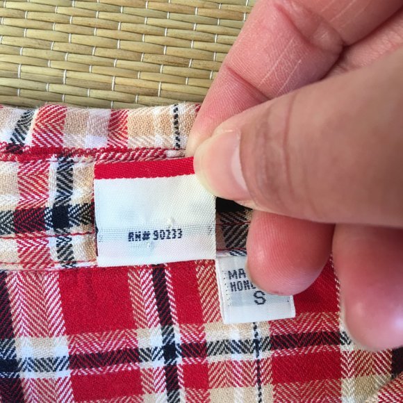 Tilt Red Plaid Flannel Shirt Small - Picture 4 of 7
